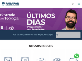 'fabapar.com.br' screenshot