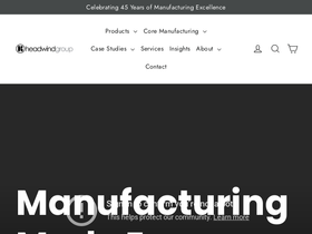 headwind-group.com homepage screenshot
