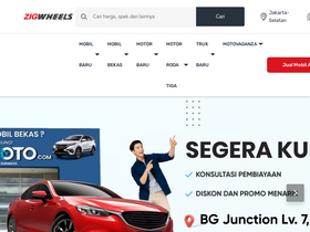 'zigwheels.co.id' screenshot