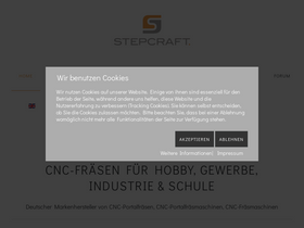 'stepcraft-systems.com' screenshot