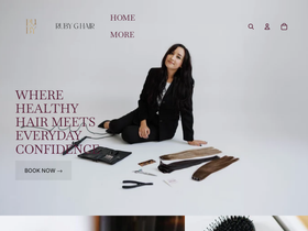 rubyghair.com homepage screenshot
