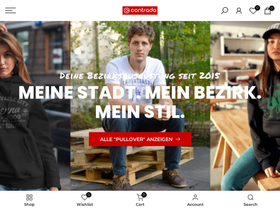 contrada.at homepage screenshot