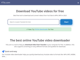 'yt5s.com' screenshot