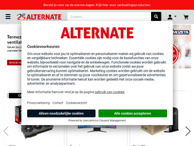 'alternate.nl' screenshot