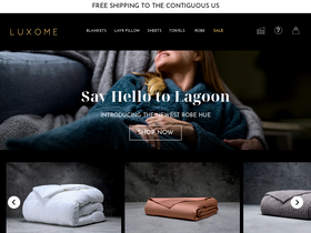 'luxome.com' screenshot