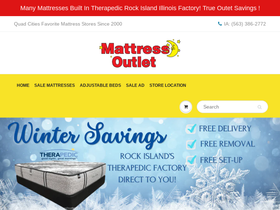 mattressoutletqc.com homepage screenshot