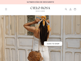cielorosa.mx homepage screenshot
