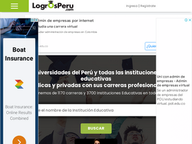'logrosperu.com' screenshot