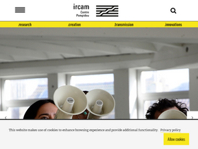 'ircam.fr' screenshot