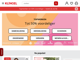 'klingel.nl' screenshot