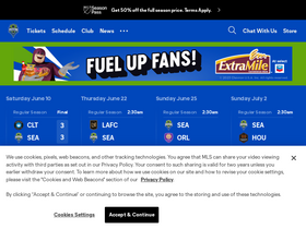 'soundersfc.com' screenshot