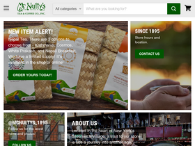 McNulty's Tea & Coffee Co., Inc website screenshot