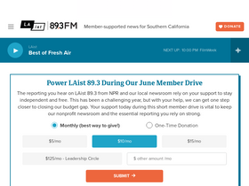 'kpcc.org' screenshot