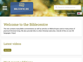 'biblecentre.org' screenshot
