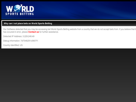 'worldsportsbetting.co.za' screenshot
