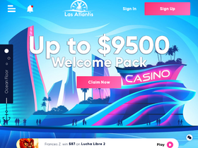 'lasatlantis.com' screenshot