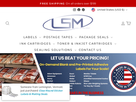 labelsupplymart.com homepage screenshot