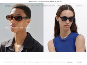 'auralee.jp' screenshot