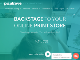 'printrove.com' screenshot