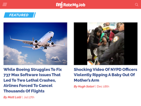 'ratemyjob.com' screenshot