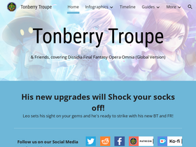 'tonberrytroupe.com' screenshot