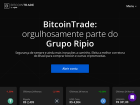 'bitcointrade.com.br' screenshot