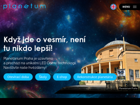 'planetum.cz' screenshot