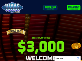 'vegascasinoonline.eu' screenshot