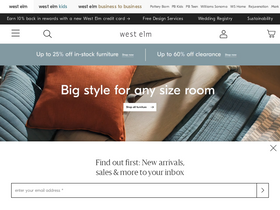 West elm website deals down