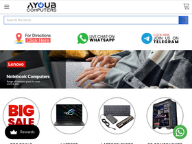 'ayoubcomputers.com' screenshot