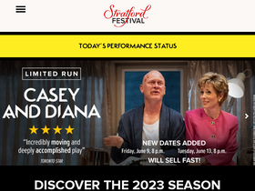'stratfordfestival.ca' screenshot