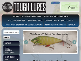 toughlures.com homepage screenshot