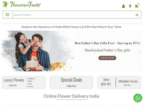 'flowersnfruits.com' screenshot