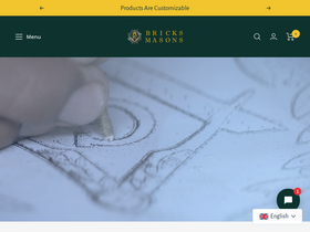 'bricksmasons.com' screenshot