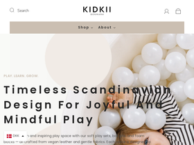 kidkii.com homepage screenshot