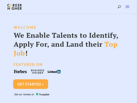 'careerhigher.co' screenshot