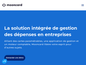 'mooncard.co' screenshot