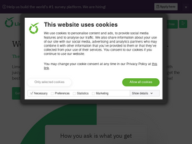 'limesurvey.org' screenshot