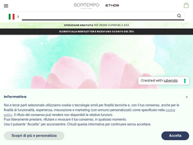 Bontempoprofumi homepage screenshot