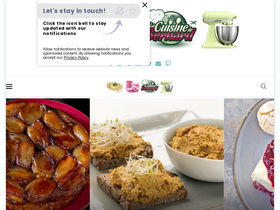 'lacuisinedebernard.com' screenshot