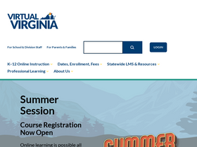 'virtualvirginia.org' screenshot