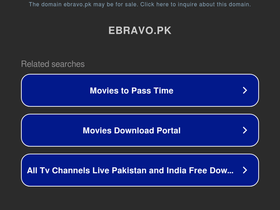 'ebravo.pk' screenshot