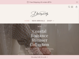 shopbloomingdaily.com homepage screenshot
