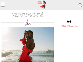 '100feminin.fr' screenshot