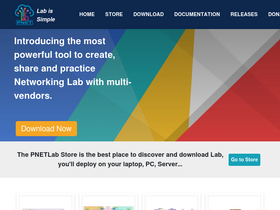 'pnetlab.com' screenshot