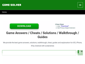 'game-solver.com' screenshot