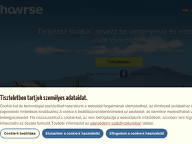 'howrse.hu' screenshot