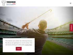 'twickenhamstadium.com' screenshot