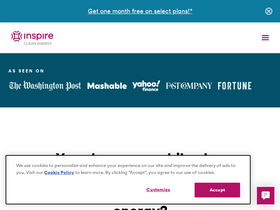 'inspirecleanenergy.com' screenshot