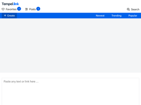 'tempel.link' screenshot